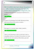 FSE 214&period;0902 Mid-Term Exam Questions  with  Correct Answers  for Specific  Exam Mail supergrades12&commat;gmail&period;com 