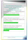GA DMV Permit Practice Test  Questions with  Correct Answers  for  Specific Exam Mail  supergrades12&commat;gmail&period;com 