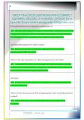 GRCP PRACTICE QUESTIONS WITH CORRECT  ANSWERS GRADED A&plus;&sol;NEWEST UPDATE for a  Specific Exam Mail supergrades12&commat;gmail&period;com