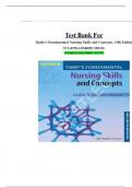 Test Bank For Timby's Fundamental Nursing Skills and Concepts&comma; 13th Edition by Loretta A Donnelly-Moreno