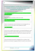 Hootsuite Platform Certification Questions with   Correct Answers  for Specific Exam Mail  supergrades12&commat;gmail&period;com 