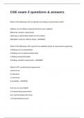 CSE exam 2 questions & answers