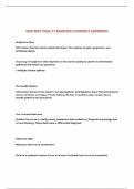 NUR 3033 FINAL P1 EXAM WITH CORRECT ANSWERS&excl;&excl;