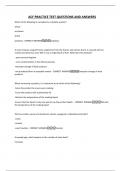 ACF PRACTICE TEST QUESTIONS AND ANSWERS