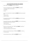 ACHC EXAM PREP QUESTIONS WITH ANSWERS