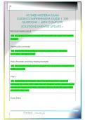 HS 3400 MIDTERM EXAM  GUIDE&sol;COMPREHENSIVE GUIDE &vert; 100  QUESTIONS &vert; WITH COMPLETE  SOLUTIONS&excl;&excl;&sol;NEWEST UPDATE 