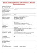 Arkansas State Board of Embalmers and Funeral Directors LRR Exam Questions and Answers