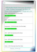IAB-Media-Math-Formulas Questions  with  Correct Answers  for Specific  Exam Mail supergrades12&commat;gmail&period;com 