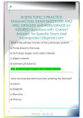 IB SEHS TOPIC 2 PRACTICE  EXAM&sol;ACTUAL EXAM QUESTIONS AND  WELL DETAILED ANSWERS&sol;GRADE A&plus;  ASSURED Questions with  Correct  Answers  for Specific Exam Mail  supergrades12&commat;gmail&period;com