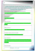 Idaho Pesticide Applicator Exam Questions  with  Correct Answers  for a Specific Exam Mail  supergrades12&commat;gmail&period;com 