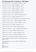 ATI Nursing Care of children Vital Signs questions and answers&colon; &lbrace;LATEST 2025&sol; 2026 UPDATE&rcub; COMPLETE REAL AND AUTHENTIC EXAM &lbrace;100&percnt; CORRECT&rcub; RATED A&plus;&excl;&excl;&excl;&excl;