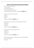 ACSM CPT EXAM REVIEW QUESTIONS AND ANSWERS