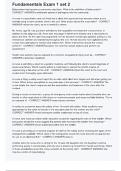 Fundamentals Exam 1 set 2 questions and answers &colon; &lbrace;LATEST 2025&sol; 2026 UPDATE&rcub; COMPLETE REAL AND AUTHENTIC EXAM &lbrace;100&percnt; CORRECT&rcub; RATED A&plus;&excl;&excl;&excl;&excl;