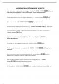 AHEC QUIZ 1 QUESTIONS AND ANSWERS