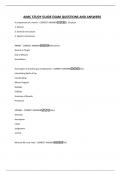 AIMC STUDY GUIDE EXAM QUESTIONS AND ANSWERS