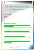 Intro&period; to Java Programming Questions with   Correct Answers  for Specific Exam Mail  supergrades12&commat;gmail&period;com