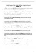 CCI CCT EXAM STUDY GUIDE SECTION B QUESTIONS AND ANSWERS