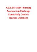 NACE PN to RN &vert; Nursing Acceleration Challenge Exam Study Guide & Practice Questions