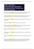 L4M1 LO1 Exam Comprehensive Questions &lpar;Frequently Most Tested&rpar; and Verified Answers