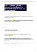 L4M1 - Chapter 3 Exam Comprehensive Questions &lpar;Frequently Most Tested&rpar; and Verified Answers&period;