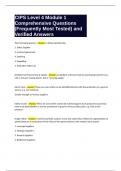 CIPS Level 4 Module 1 Comprehensive Questions &lpar;Frequently Most Tested&rpar; and Verified Answers