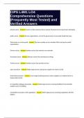 CIPS L4M1 LO4 Comprehensive Questions &lpar;Frequently Most Tested&rpar; and Verified Answers