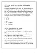 AAPC CRC Practice test 2 Questions With Complete Solutions
