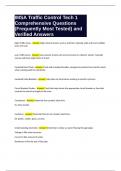 IMSA Traffic Control Tech 1 Comprehensive Questions &lpar;Frequently Most Tested&rpar; and Verified Answers