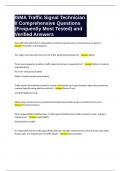 ISMA Traffic Signal Technician II Comprehensive Questions &lpar;Frequently Most Tested&rpar; and Verified Answers