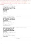 NSG 530 ADVANCED PATHOPHYSIOLOGY FINAL EXAM 2025 ACTUAL EXAM COMPLETE 320 QUESTIONS WITH DETAILED VERIFIED ANSWERS &lpar;100&percnt; CORRECT ANSWERS&rpar; &sol;ALREADY GRADED A&plus; ALL PASSED&excl;&excl;