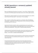 NCSE &lpar;questions n answers&rpar; updated already passed