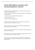 BUSA 4000 Midterm questions well answered graded A&plus; passed