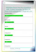 Midwifery Exam Practice Questions  with  Correct Answers  for Specific  Exam Mail supergrades12&commat;gmail&period;com 