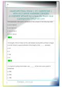 MMSC490 FINAL EXAM &vert; 211 QUESTIONS &vert;  WITH ACCURATE ANSWERS GRADED  A&plus;&sol;NEWEST UPDATE for a Specific Exam Mail  supergrades12&commat;gmail&period;com