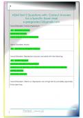 N244 Test 2 Questions with  Correct Answers   for a Specific Exam Mail  supergrades12&commat;gmail&period;com