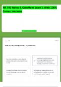 NR 700 &vert; Notes & Questions Exam 2  &vert; With 100- Correct Answers