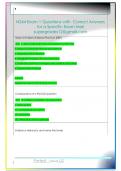 N244 Exam 1 Questions with  Correct Answers   for a Specific Exam Mail  supergrades12&commat;gmail&period;com