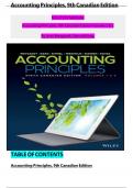 Solution Manual for Accounting Principles&comma; 9th Canadian Edition Volume 1 & 2 by Weygandt&comma; Kieso&comma; Kimmel&comma; Trenholm&comma; Warren