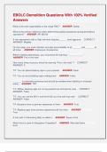 EBOLC Demolition Questions With 100&percnt; Verified  Answers 