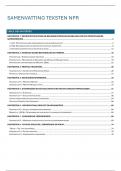Samenvatting teksten NPR 2024-2025