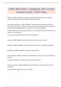 CNSL 503 Exam 1 Questions with Correct Answers 2025 &vert;100&percnt; Pass
