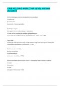 CWB Welding Inspector Level III &ndash; Comprehensive Study Guide & Practice Exam &lpar;StudyGlobal&comma; 2025&rpar; &ndash; Complete Practice Questions with Accurate Answers
