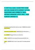 FL GHP FULL QUIZ &sol; EXAM PREP EXAM &lpar;ACTUAL EXAM&rpar; WITH CORRECT ACTUAL QUESTIONS AND CORRECTLY WELL DEFINED ANSWERS LATEST 2025 - 2026 ALREADY GRADED A&plus;