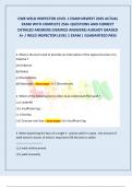 CWB WELD INSPECTOR LEVEL 1 EXAM NEWEST 2025 ACTUAL  EXAM WITH COMPLETE 250&plus; QUESTIONS AND CORRECT  DETAILED ANSWERS &lpar;VERIFIED ANSWERS&rpar; ALREADY GRADED  A&plus; &sol; WELD INSPECTOR LEVEL 1 EXAM &vert; GUARANTEED PASS