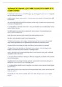 Indiana CDL Permit &vert;&vert; QUESTIONS WITH COMPLETE SOLUTIONS&excl;&excl;