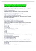Missouri Permit Practice Test &vert;&vert; EXAM-STYLE QUESTIONS WITH CORRECT ANSWERS&excl;&excl;
