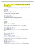 Missouri Permit Test &vert;&vert; QUESTIONS WITH CORRECT SOLUTIONS&excl;&excl;