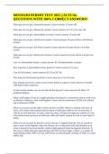 MISSOURI PERMIT TEST 2025 &vert;&vert; ACTUAL QUESTIONS WITH 100&percnt; CORRECT ANSWERS&excl;&excl;