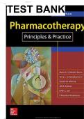 TEST BANK for Pharmacotherapy Principles and Practice 6th Edition Chisholm-Burns Test Bank&period; ALL 102 CHAPTERS &lpar;Complete Download&rpar;&period;&sol;&sol;ISBN NO&colon;1260460274&sol;&sol;Graded A&plus;