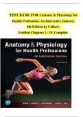 Anatomy & Physiology for Health Professions &ndash; Colbert &lpar;4th Edition&rpar;&comma; Complete Summary and Exam-Style Practice Questions
